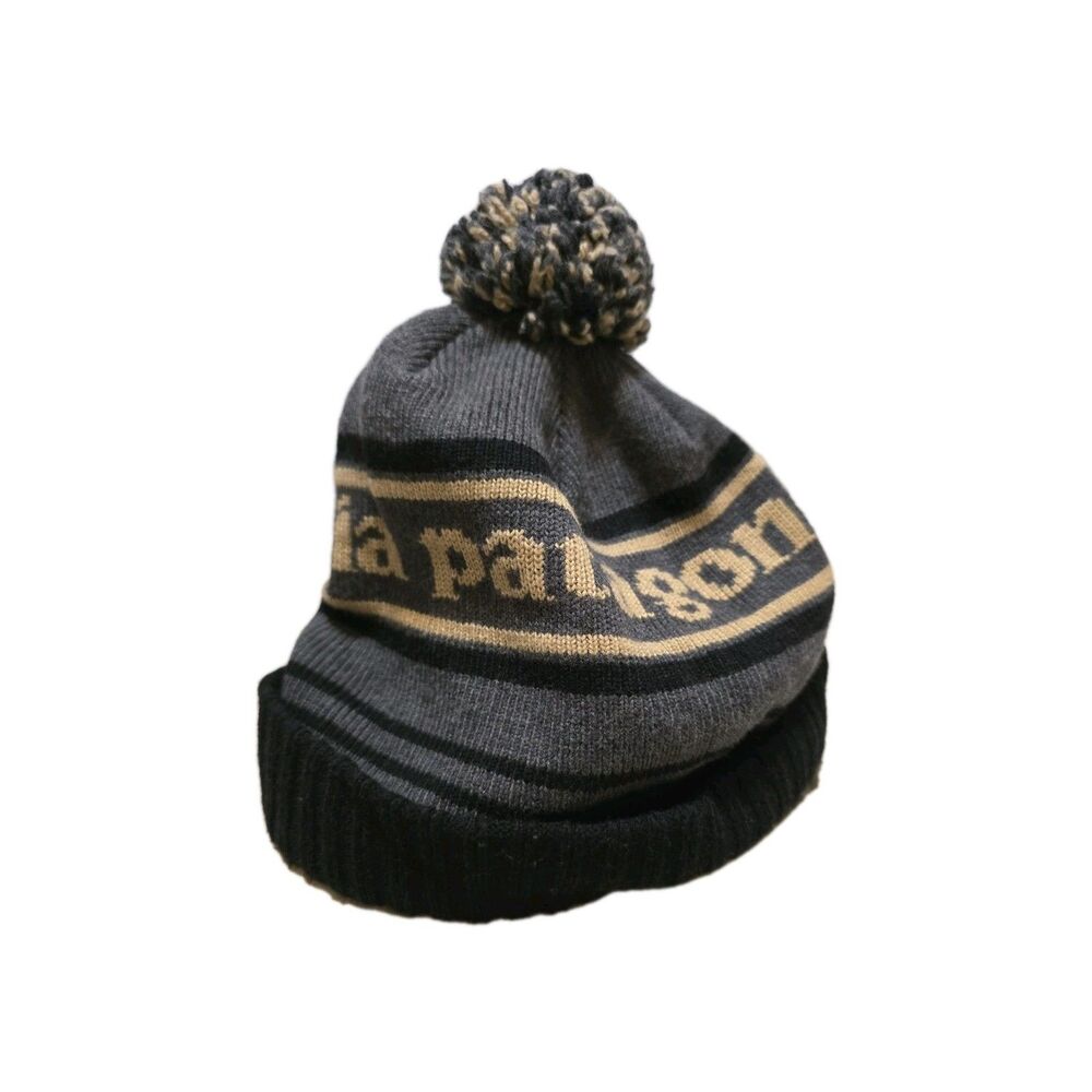 Patagonia‎ Gorpcore Merino Wool Pom Beanie Hat Unisex One Size